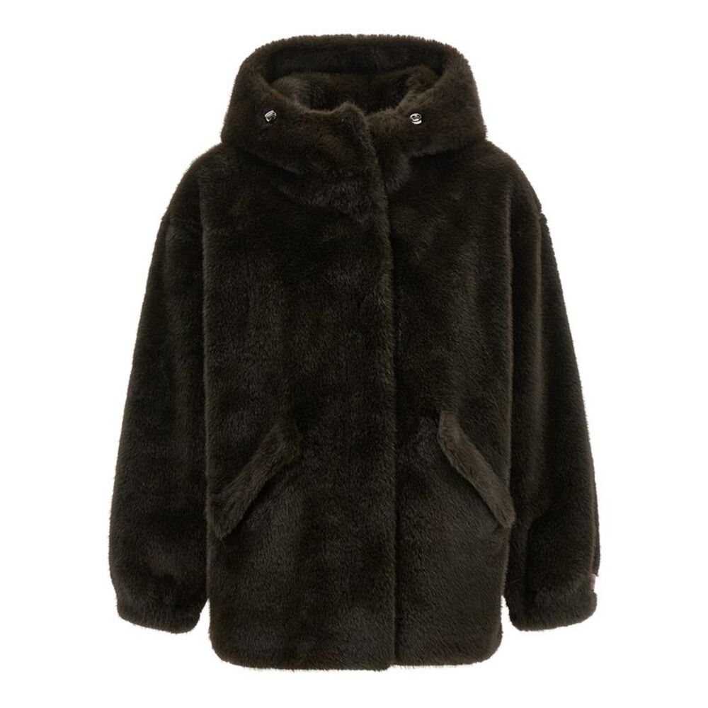 Lou Andrea Women Eco-Fur Hooded Jacket